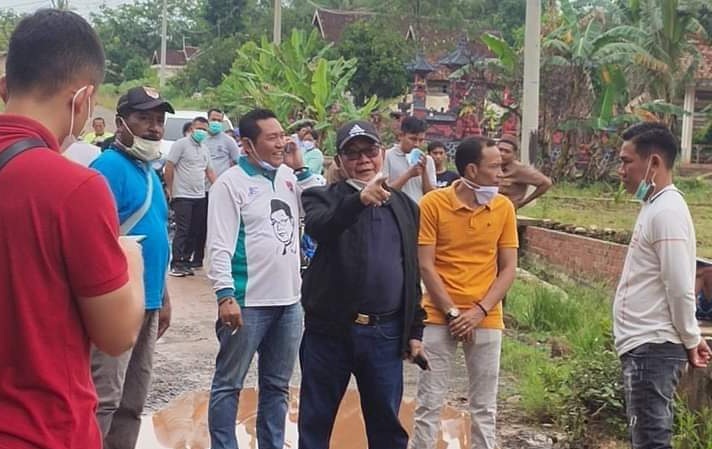 Bupati Mesuji Tinjau langsung Desa Bangun Mulyo yang Terdampak Banjir